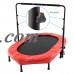 Parent-Child Trampoline Twin Trampoline with Safety Pad Adjustable Handlebar TPBY   